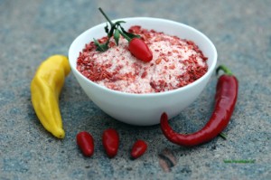 Mein Chilisalz frisch zubereitet Mein Chilisalz frisch zubereitet